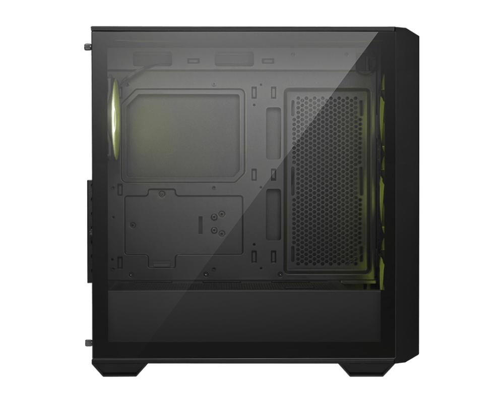 CAJA ORDENADOR GAMING MSI MAG FORGE 330R AIRFLOW ATX CRISTAL TEMPLADO NEGRA