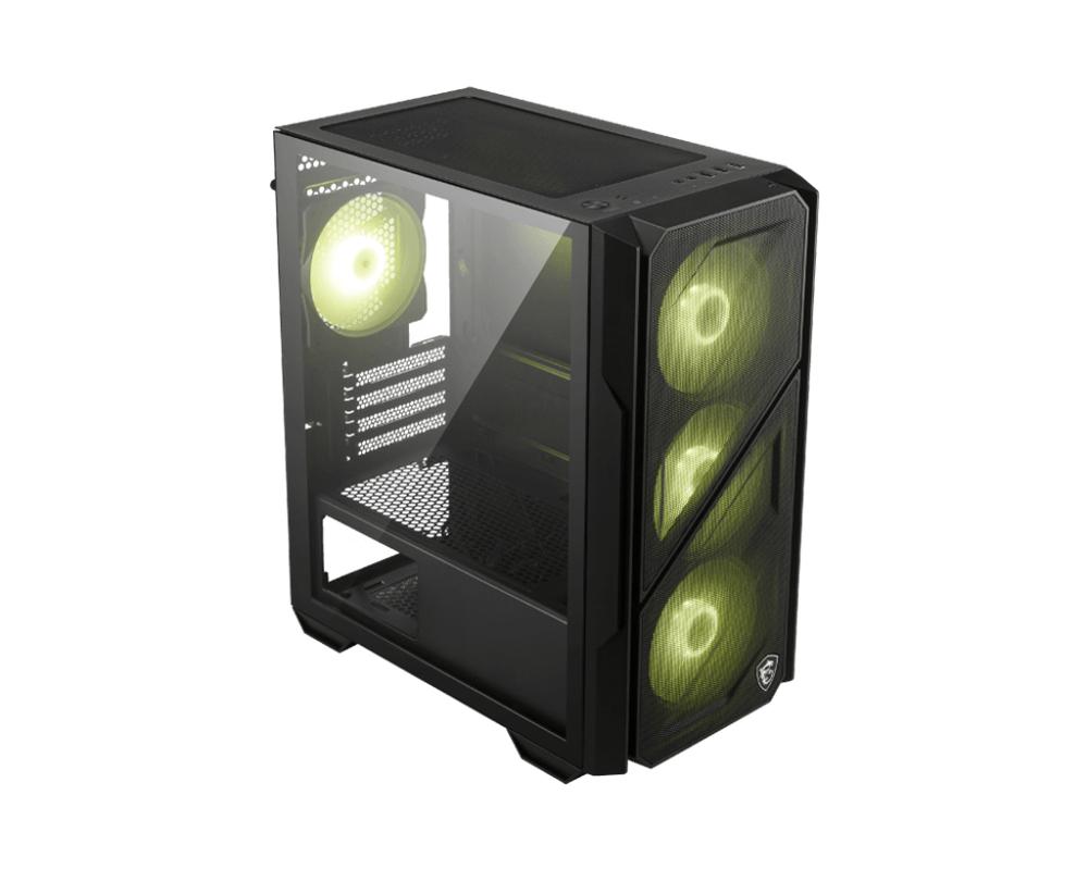 CAJA ORDENADOR GAMING MSI MAG FORGE M110R AIRFLOW MATX NEGRA