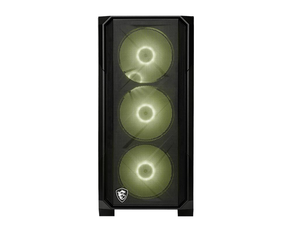 CAJA ORDENADOR GAMING MSI MAG FORGE M120R AIRFLOW MATX ARGB CRISTAL TEMPLADO NEGRA