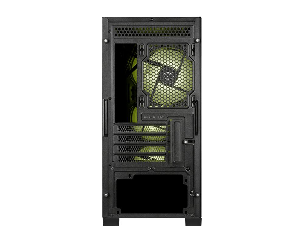 CAJA ORDENADOR GAMING MSI MAG FORGE M120R AIRFLOW MATX ARGB CRISTAL TEMPLADO NEGRA