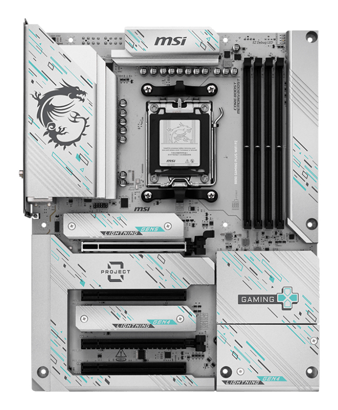 PLACA MSI B850 GAMING PLUS WIFI PZ ATX AM5/ 4X DDR5