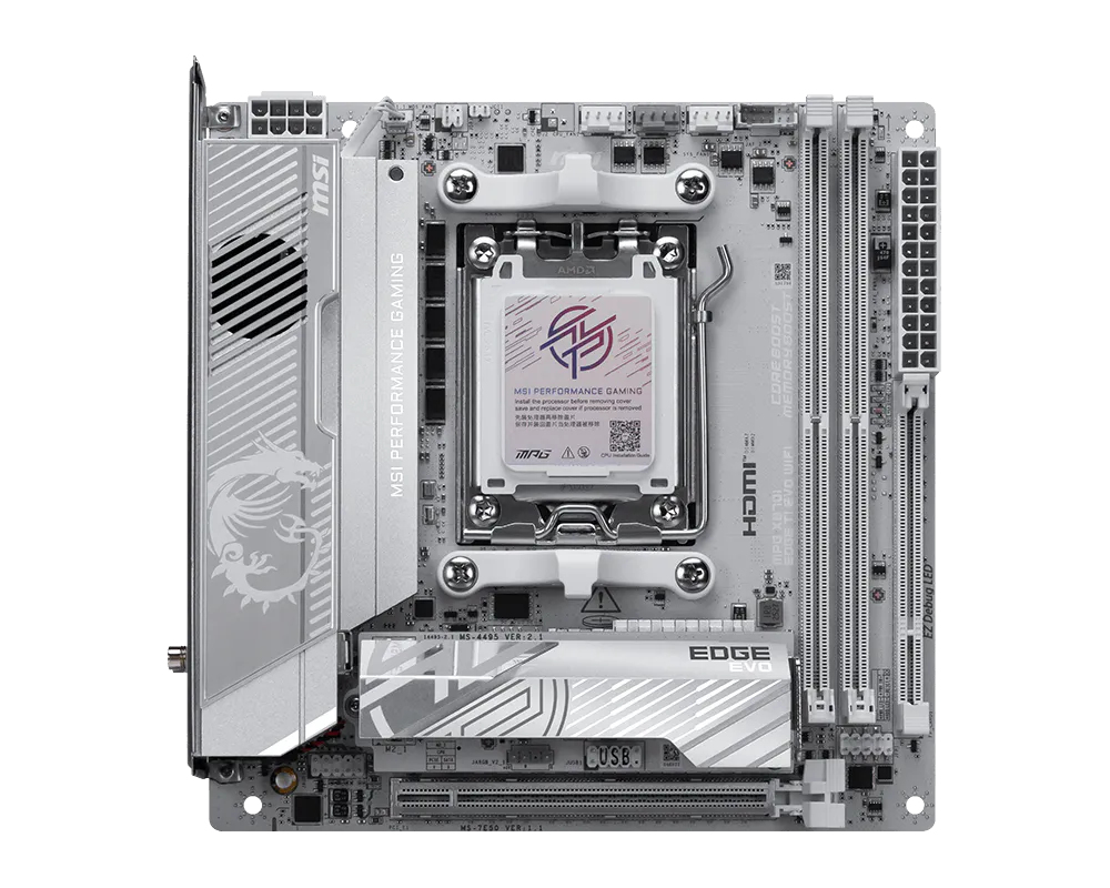 PLACA MSI MPG X870I EDGE TI EVO WIFI MINI ITX AM5/ 2X DDR5