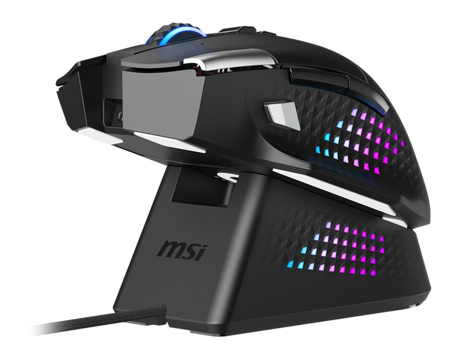RATON INALAMBRICO GAMING MSI VERSA PRO NEGRO + DOCK