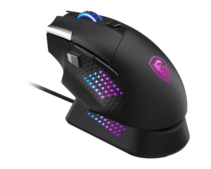 RATON INALAMBRICO GAMING MSI VERSA PRO NEGRO + DOCK