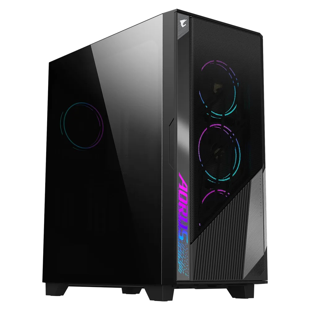 CAJA ORDENADOR GAMING GIGABYTE GB-AC500G ST ATX ARGB VIDRIO NEGRA