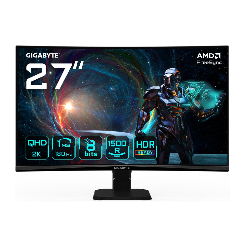 MONITOR CURVO GAMING GIGABYTE GS27QCA 27" QHD 180HZ