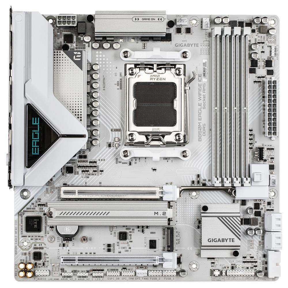 PLACA GIGABYTE B850M EAGLE WIFI6E ICE AM5 MATX/ 4X DDR5