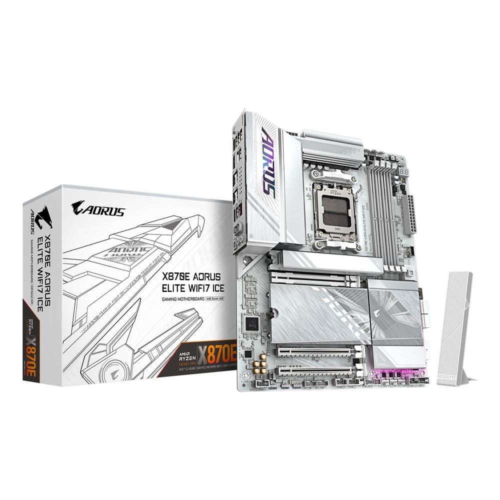 PLACA GIGABYTE X870E AORUS ELITE WIFI7 ICE AM5 ATX/ 4X DDR5