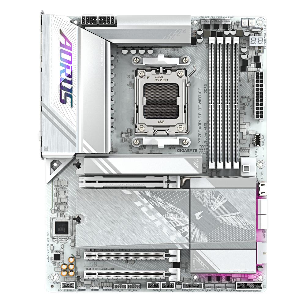 PLACA GIGABYTE X870E AORUS ELITE WIFI7 ICE AM5 ATX/ 4X DDR5