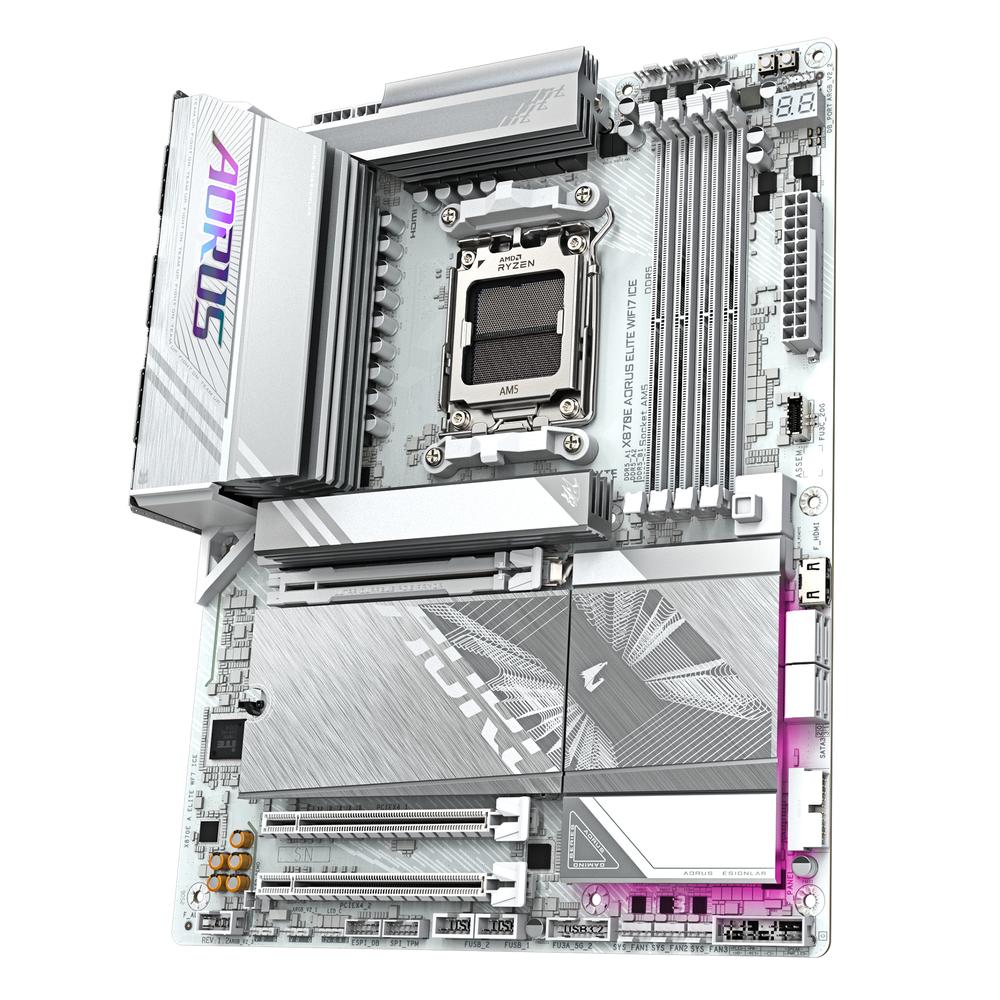 PLACA GIGABYTE X870E AORUS ELITE WIFI7 ICE AM5 ATX/ 4X DDR5