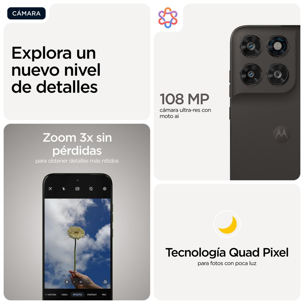 MOVIL MOTOROLA MOTO G77 5G 8/256GB NEGRO