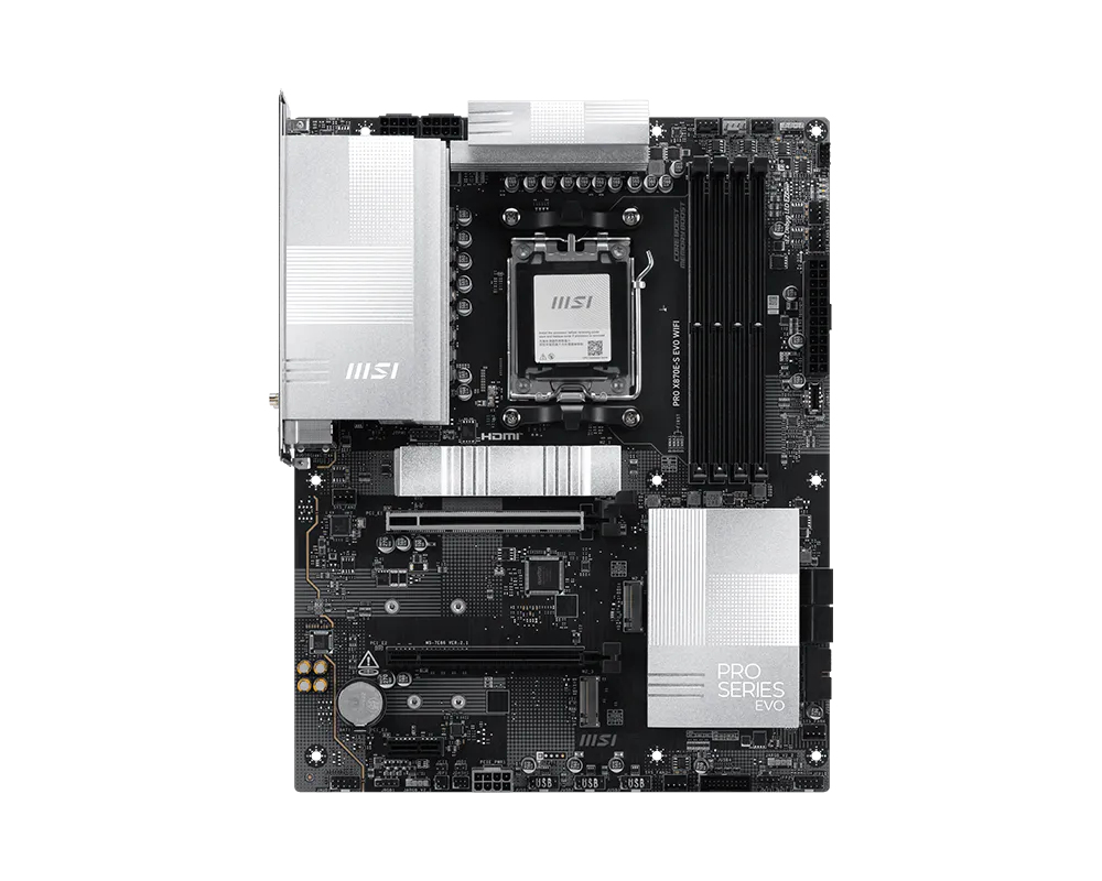 PLACA BASE MSI PRO X870E-S EVO WIFI AM5 ATX/ 4X DDR5