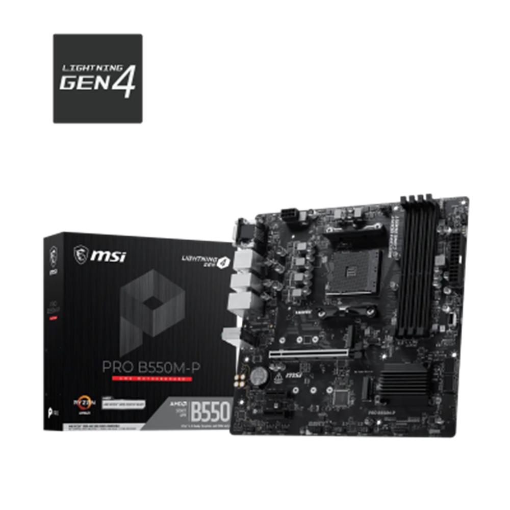 PLACA BASE MSI B550M-P MATX AM4/ 4X DDR4