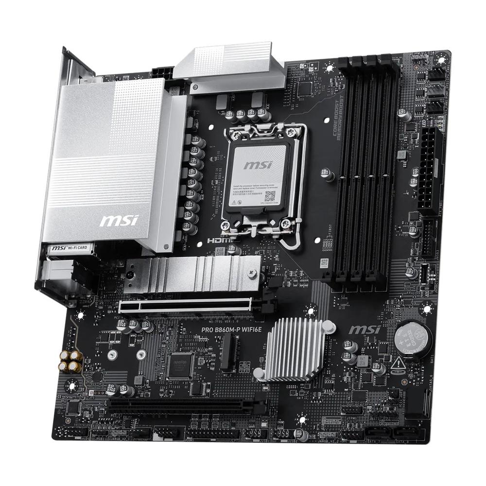PLACA BASE MSI PRO B860M-P WIFI6E LGA 1851 MATX/ 4X DDR5