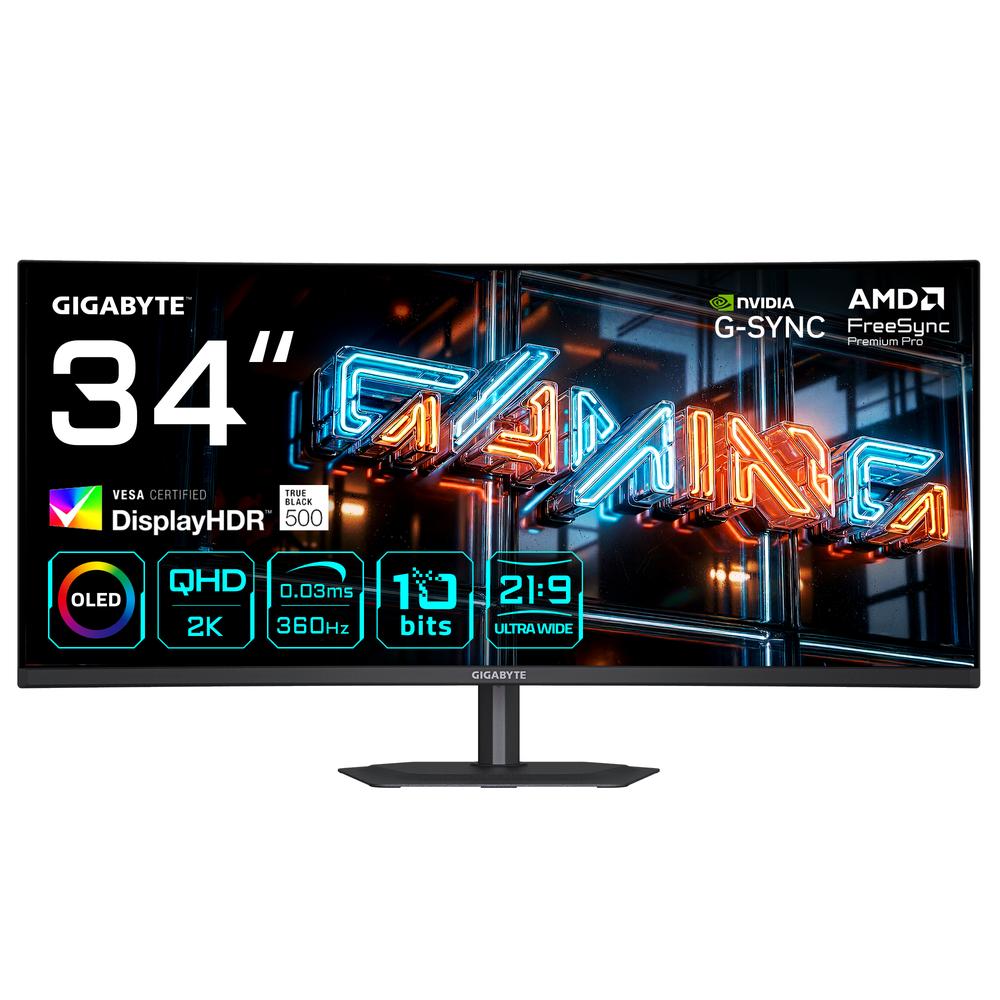 MONITOR CURVO GAMING GIGABYTE MO34WQC36 34" WQHD 360HZ