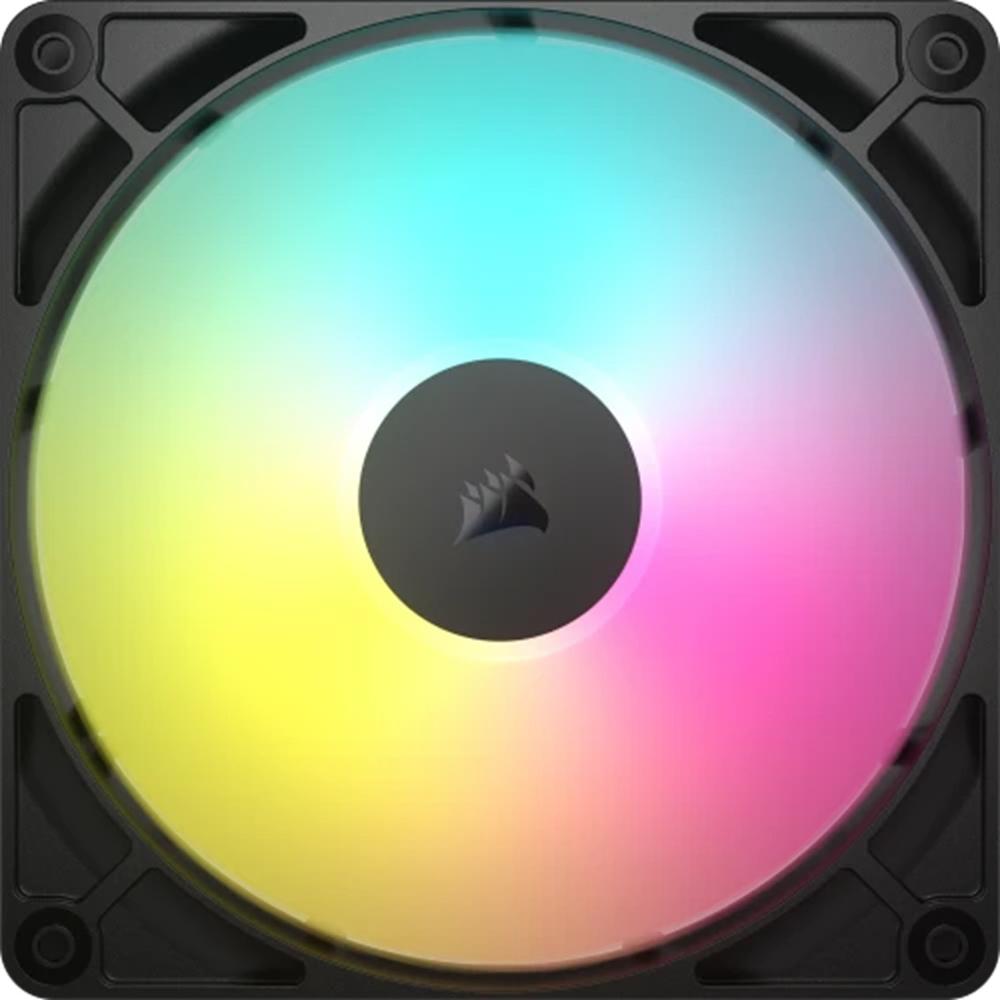 VENTILADOR CAJA CORSAIR RS140 GAMING ARGB 2X 140MM NEGRO