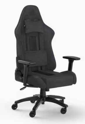 SILLA GAMING CORSAIR TC100 RELAXED FABRIC GRIS/NEGRA