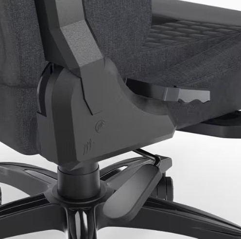 SILLA GAMING CORSAIR TC100 RELAXED FABRIC GRIS/NEGRA