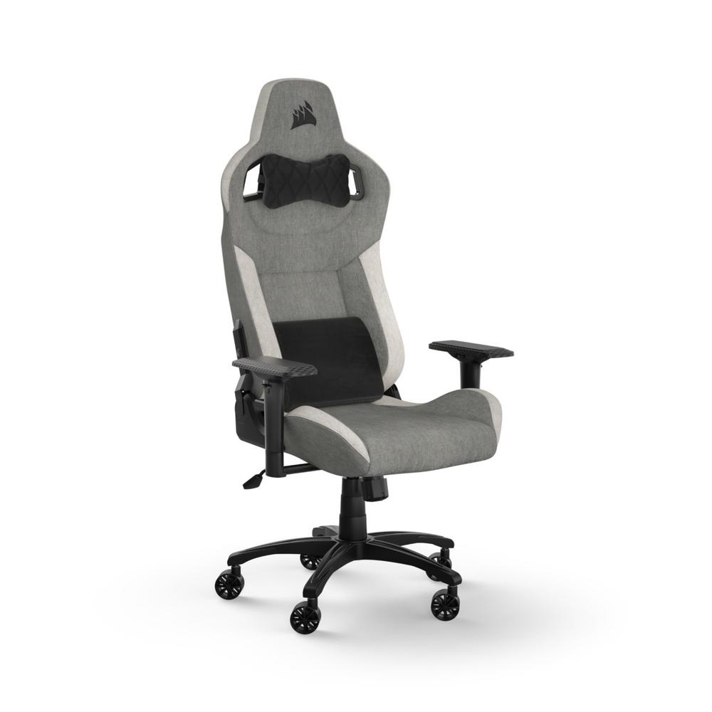SILLA GAMING CORSAIR T3 RUSH (2023) GRIS/BLANCA