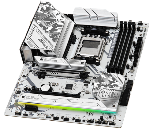 PLACA ASROCK B650 STEEL LEGEND WIFI AM5 ATX/ 4X DDR5