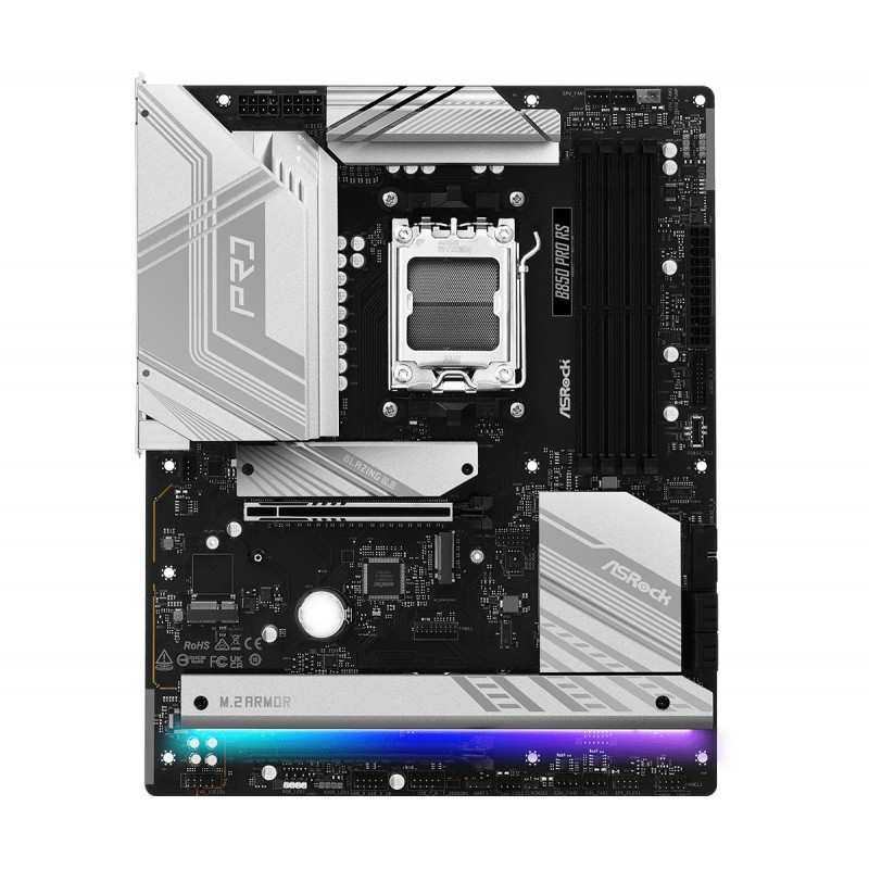 PLACA BASE ASROCK B850 PRO RS AM5 ATX/ 4X DDR5