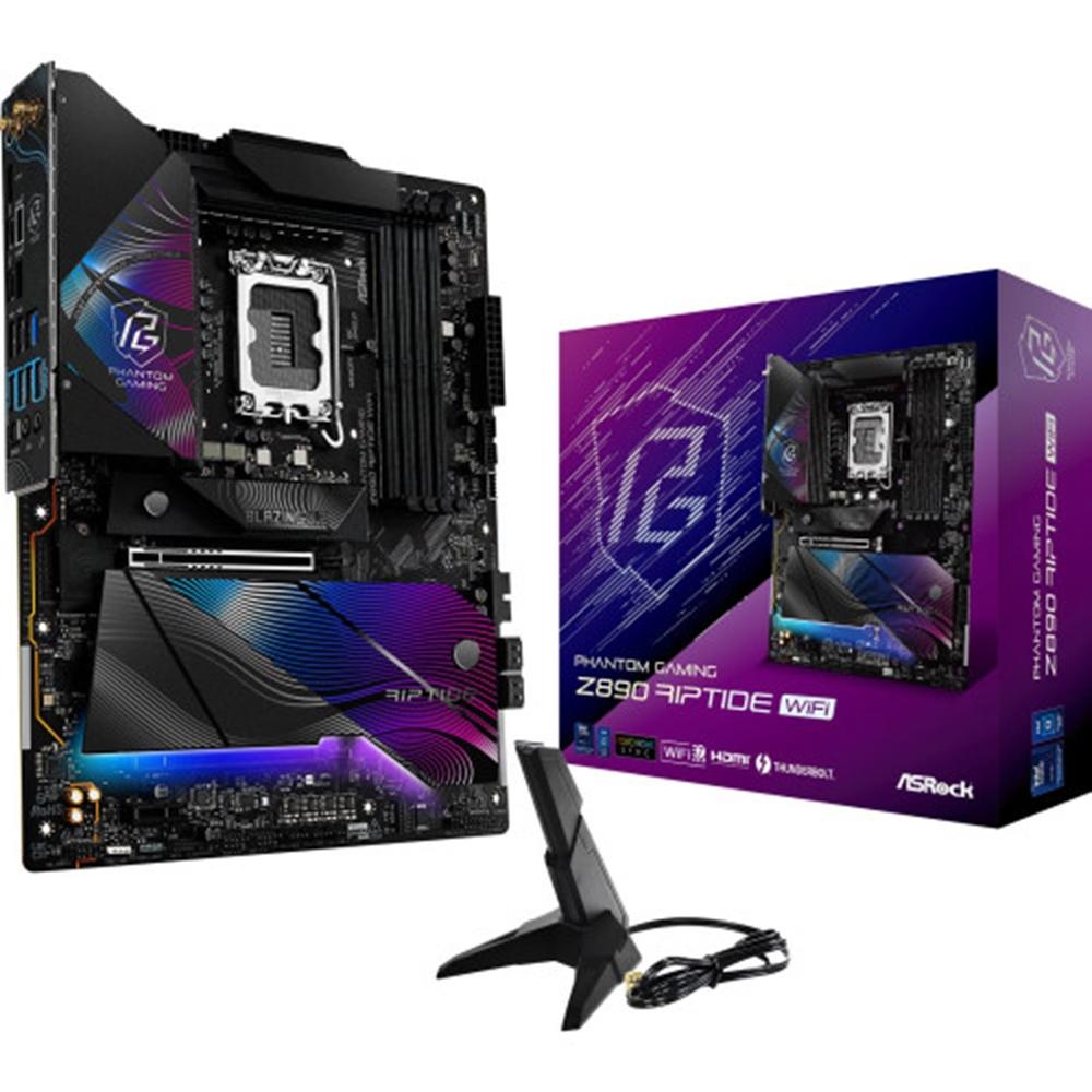 PLACA ASROCK Z890 RIPTIDE WIFI LGA 1851 ATX/ 4X DDR5