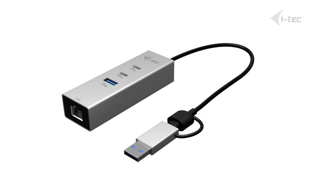 HUB I-TEC USB TIPO C / USB TIPO A 4 EN 1