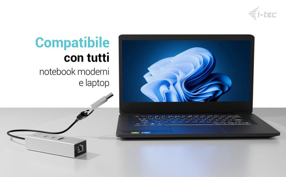 HUB I-TEC USB TIPO C / USB TIPO A 4 EN 1