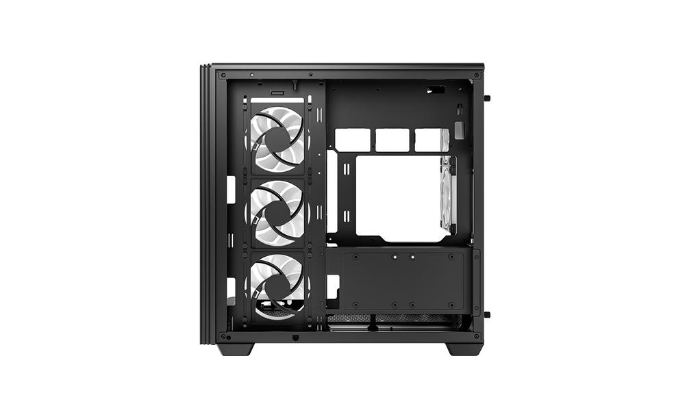CAJA ORDENADOR GAMING DEEPCOOL CG590U5F ATX ARGB CRISTALTEMPLADO NEGRA