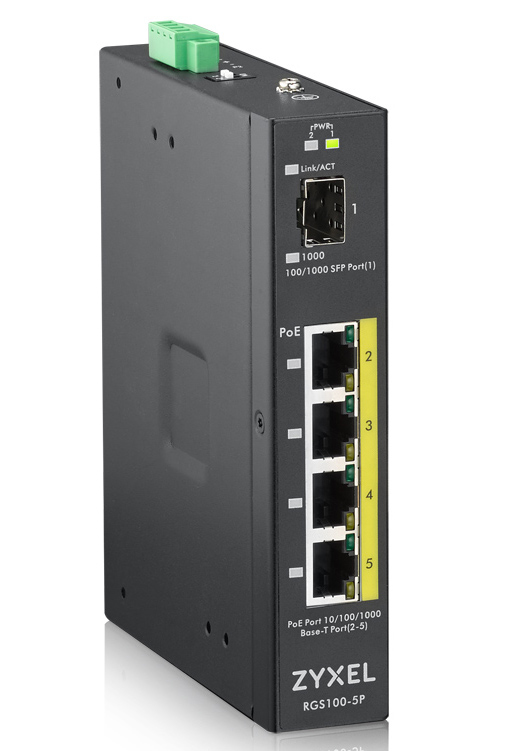 SWITCH ZYXEL GS100-5P 5 PUERTOS