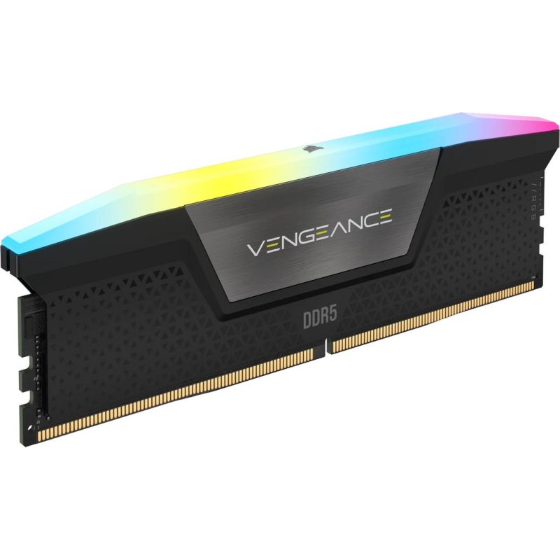 MEMORIA RAM DDR5 16GB 2X8GB CORSAIR VENGEANCE RGB / 5200MT/S / PC5-41600 / CL40 / 1.25V