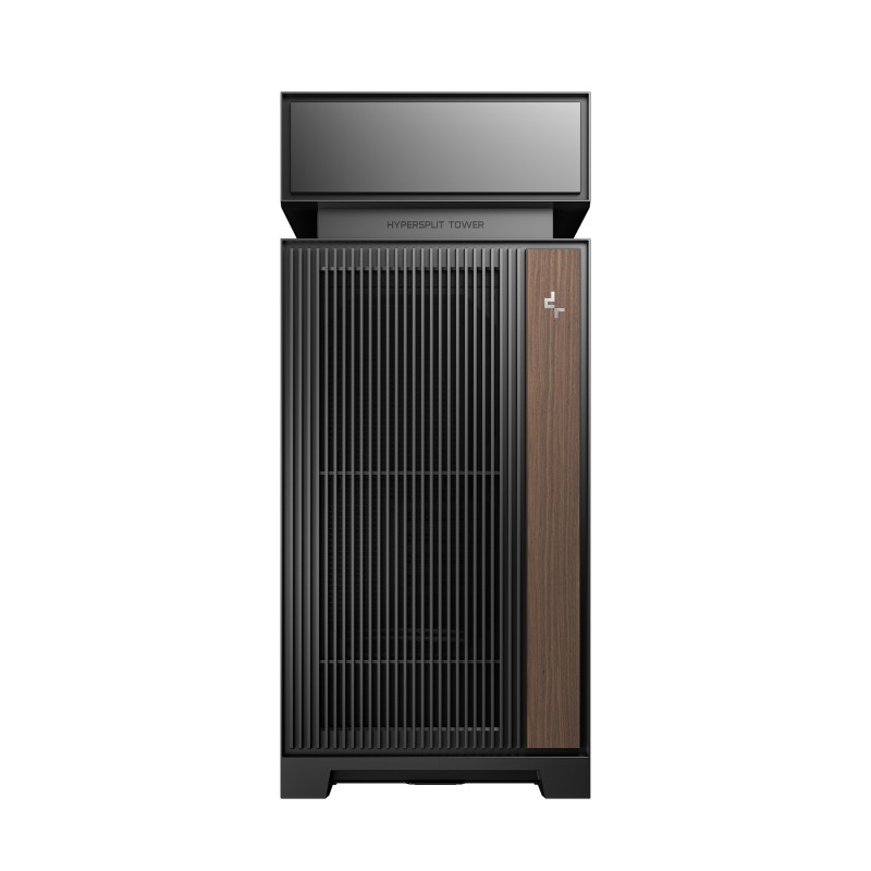 CAJA ORDENADOR GAMING DEEPCOOL CL6600 WH ATX RGB CRISTAL TEMPLADO NEGRA Y MADERA