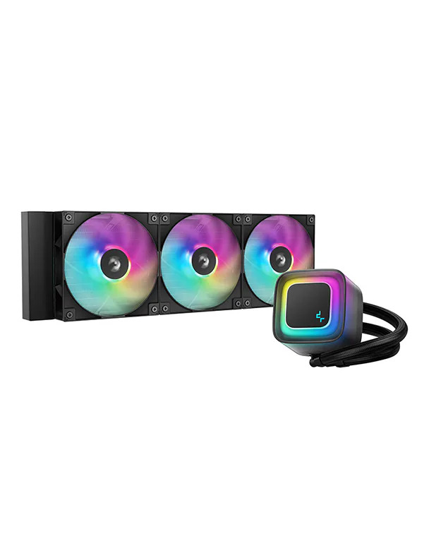 KIT REFRIGERACION LIQUIDA DEEPCOOL LE360 V2 ZERO 3X 120MM NEGRO