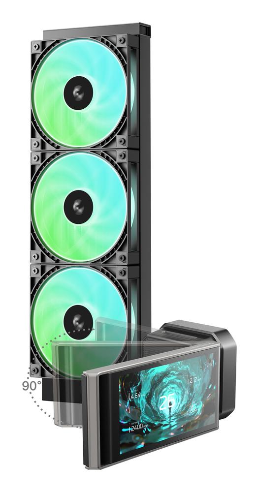 KIT REFRIGERACION LIQUIDA DEEPCOOL LT360 VISION ARGB 3X 120MM
