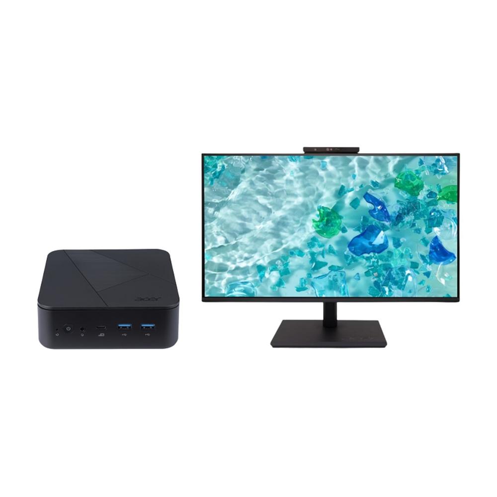 BAREBONE ACER NUC VERITON VN1502G-13N0U N150 / MAX 64GB + MONITOR CB247YD 23.8"