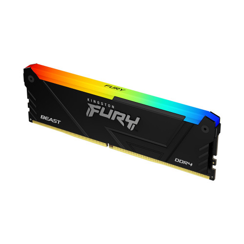 MEMORIA RAM DDR4 16GB KINGSTON / 3600MT/S / FURY BEAST RGB / CL18
