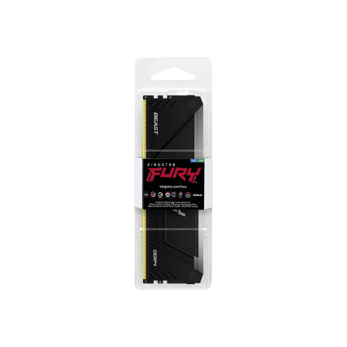 MEMORIA RAM DDR4 16GB KINGSTON / 3600MT/S / FURY BEAST RGB / CL18