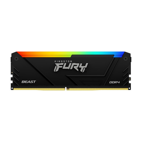 MEMORIA RAM DDR4 16GB 2X8GB KINGSTON / 3600MT/S / FURY BEAST RGB / CL17