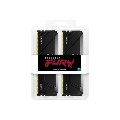 MEMORIA RAM DDR4 32GB 2X16GB KINGSTON / 3600MT/S / FURY BEAST RGB / CL18