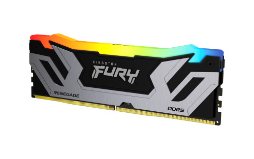 MEMORIA RAM DDR5 24GB KINGSTON / 8400MT/S / FURY RENEGADE RGB / CL40 / NEGRA/PLATA