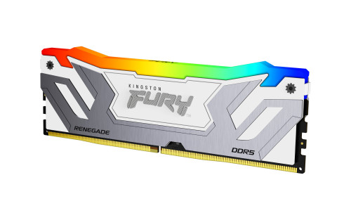 MEMORIA RAM DDR5 48GB 2X24GB KINGSTON / 8400MT/S / FURY RENEGADE RGB / CL40 / BLANCA/PLATA