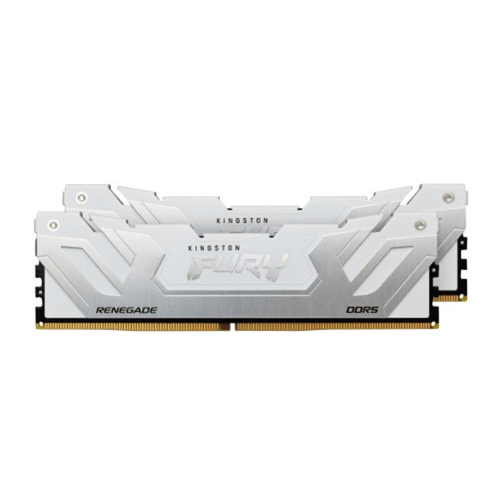 MEMORIA RAM DDR5 48GB 2X24GB KINGSTON / 8400MT/S / FURY RENEGADE / CL40 / BLANCA/PLATA