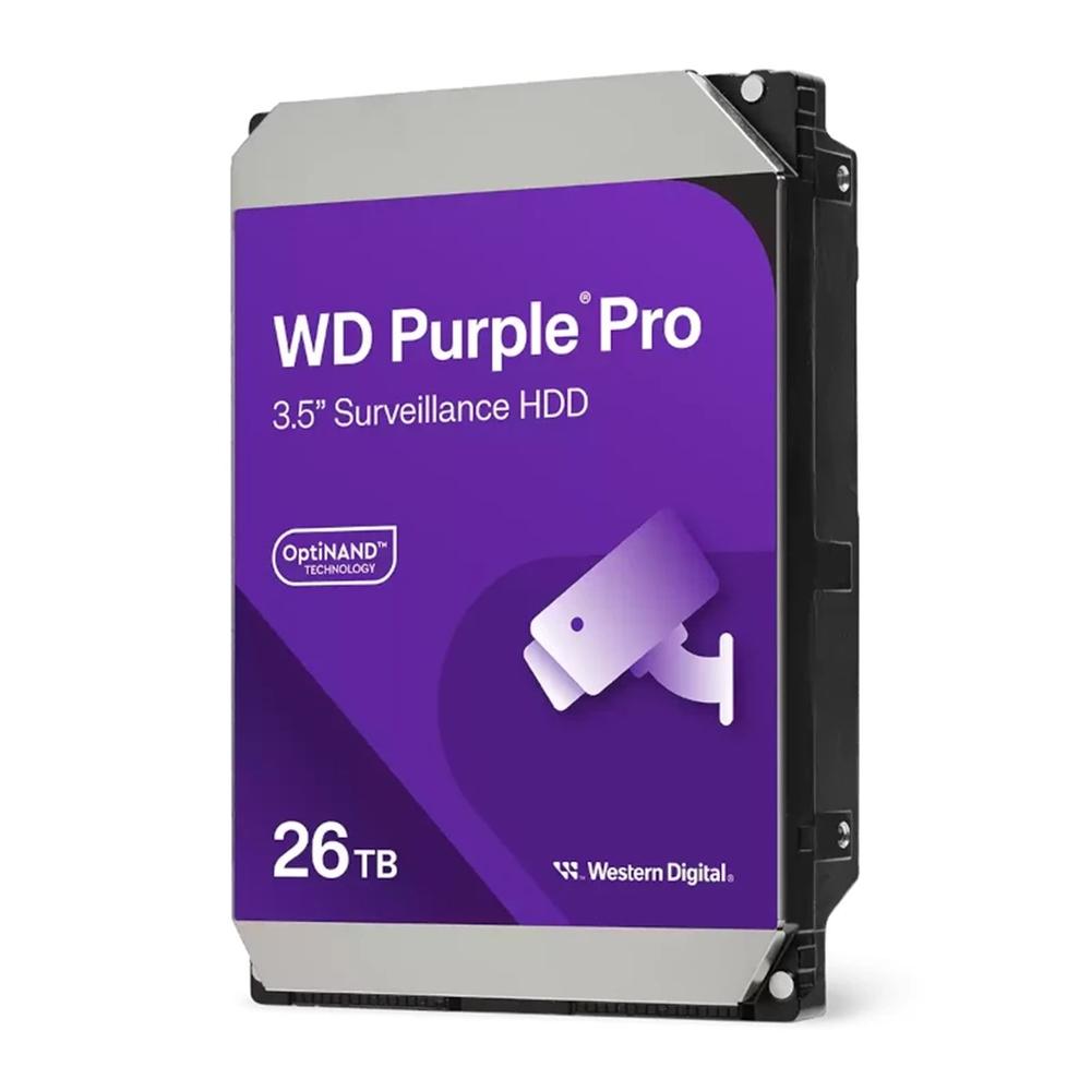 DISCO DURO INTERNO HDD WD WESTERN DIGITAL PURPLE PRO WD260PURP 26TB 3.5" SATA 7200RPM 512MB