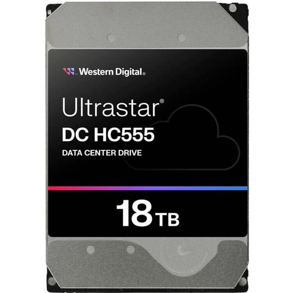 DISCO DURO INTERNO HDD WD WESTERN DIGITAL ULTRASTAR DC HC555 18TB 3.5" SAS 7200RPM 512MB
