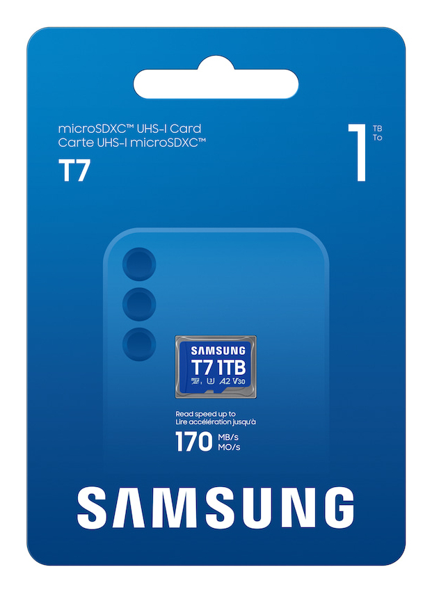 TARJETA MEMORIA MICRO SD SAMSUNG 1TB SDXC T7 CLASE10 U3 V30 A2