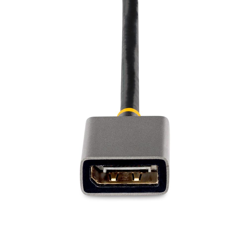 ADAPTADOR HDMI A DISPLAYPORT / USB TIPO A STARTECH 0.30M/ MACHO-MACHO/HEMBRA/ GRIS