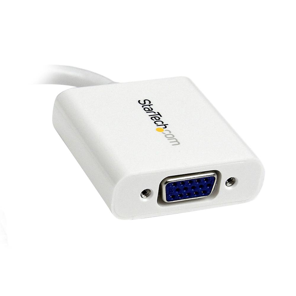 ADAPTADOR MINI DP A VGA STARTECH MACHO-HEMBRA/ BLANCO