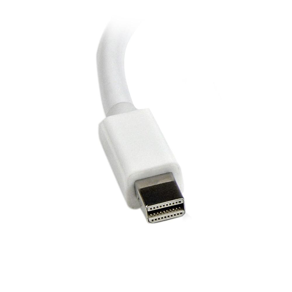 ADAPTADOR MINI DP A VGA STARTECH MACHO-HEMBRA/ BLANCO
