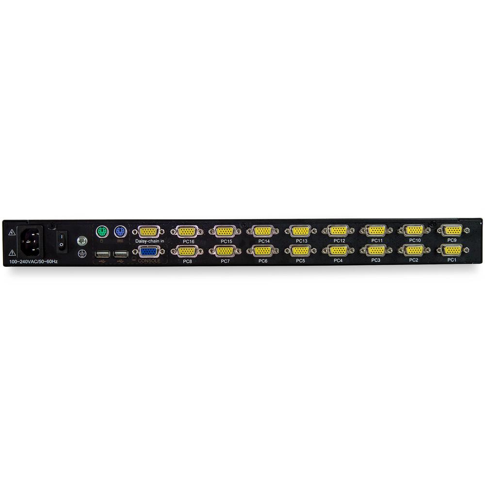 CONSOLA KVM STARTECH DE MONTAJE EN RACK DE SERVIDORES 17" 16 PUERTOS
