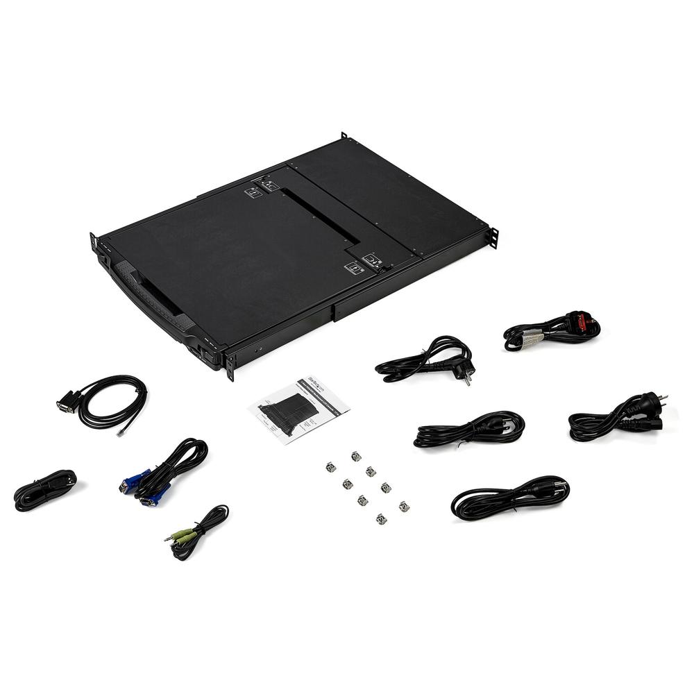 CONSOLA KVM STARTECH DE MONTAJE EN RACK DE SERVIDORES 17"